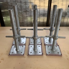 タカミヤ 400 ６個セット ジャッキベース 足場 建設用の画像