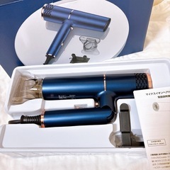 【新品】 ドライヤー 大風量 速乾 1500W マイナスイオン 折りたたみ ヘアサロン　ヘアドライヤー コンパクト 軽量　ブルー