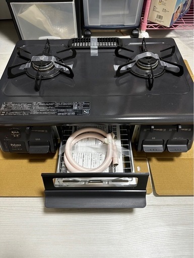 60cm 水無し片面焼グリル ガステーブル IC-S89SH-R Paloma ガス