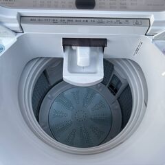 AQUA prette洗濯機　AQW―GVX90J 9.0kg　2020年製 AQUA Prette 9.0kg 洗濯機 AQW-GVX90J トップ透明ガラス 2020年