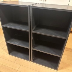 カラーボックス　黒