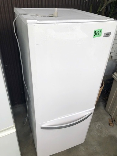 NO B151 ?福岡市内配送設置無料✨?ハイアール Haier 冷蔵庫 （140L・幅49.5cm・右開き・2ドア・ホワイト） 自動
