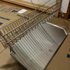 ステンレス 水切り 2段　 ニトリ 　定価4990－の画像