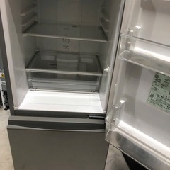 NO B159 🌈福岡市内配送設置無料✨🌈AQR-13G-S 冷蔵庫 and Smart ブラッシュシルバー [126L /2ドア /右開きタイプ] の画像