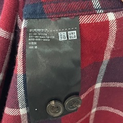 【ユニクロ UNIQLO】メンズ チェック シャツ S の画像