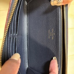 中古 ルイヴィトン長財布(ネイビー)