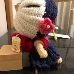 手編みのぬいぐるみの画像