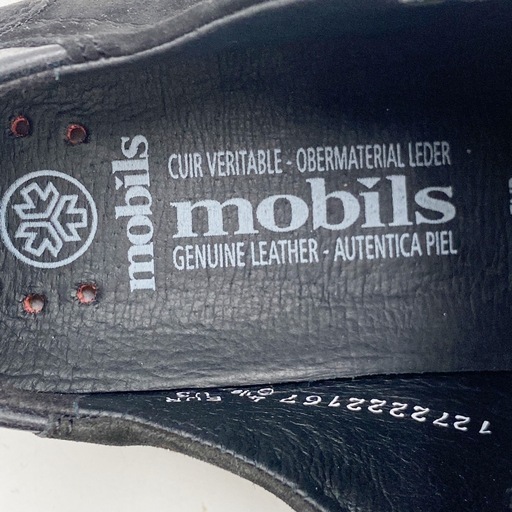 【美品】Mephisto mobils HAWAI BLACK 24.0cm