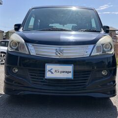 【車検2年付】【スズキ ソリオ 1.2S】コンパクト 両側電動スライドドア 前後ドライブレコーダー プッシュスタート 純正ＡＷ スマートキー 助手席下収納 ＡＵＴＯエアコン ＤＶＤ インパネＣＶＴ シートアレンジ ＥＴＣ ブラックの画像