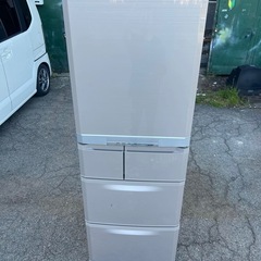 🎄☘️大阪市から阪南市まで配達設置無料🎄三菱冷蔵庫４２０L 自動...