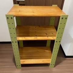 ウッドシェルフ 無料で差し上げます