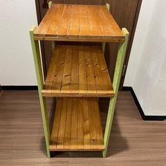 ウッドシェルフ 無料で差し上げます (さち) 薬園台の収納家具