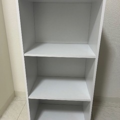 一人暮らし　カラーボックス　白