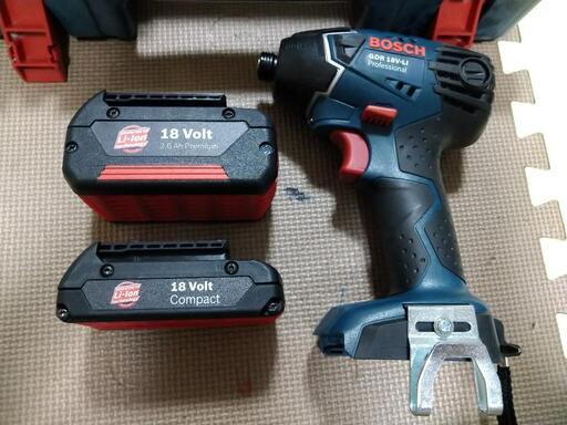 ☆美品！！ ボッシュ 電動インパクトドライバー バッテリー2個