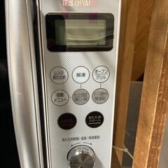 ☆中古￥6,800！IRIS OHYAMA　オーブンレンジ　家電　2020年製　MO-T1501-W型　【BD093】の画像