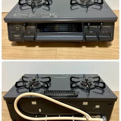 【極美品 クリーニング済】2023年 パロマ ガスコンロ あんしんモード搭載 IC-S87-2R グリル未使用(LPガス用 右強火)【PayPayお支払い出来ます】の画像