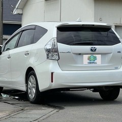 ★車検付★プリウスα 1.8S ハイブリッドバッテリー交換済み　パノラマルーフ　アルパイン9インチナビ　バックモニター　Bluetoothオーディオの画像