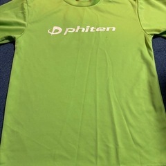 phiten ファイテン グリーンTシャツ  サイズM