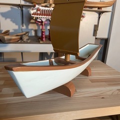 サバニ　沖縄の伝統ふね　ハンドメイド