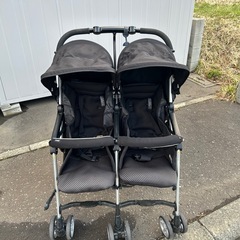 Combi ツインスピンGC 2人乗りベビーカー (ゆう) 真駒内のベビー