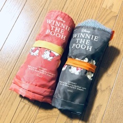 Disney☆くまのプーさん☆レジかごサイズ☆レジバッグ☆2個セット