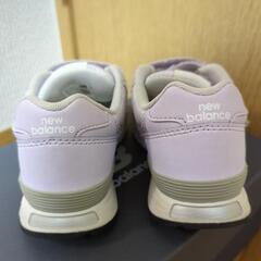 (458)【¥ 2,400】【17.0cm】NewBalance 313 キッズシューズ 運動靴 薄紫色 箱付きの画像