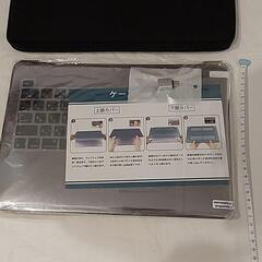 大特価❕新品❕MacBook用❤️ケース 21×31cm キーボードカバー付き グレー 0510の画像