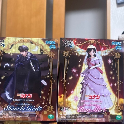 2体セット】名探偵コナン XrossLink フィギュア 工藤新一 毛利蘭
