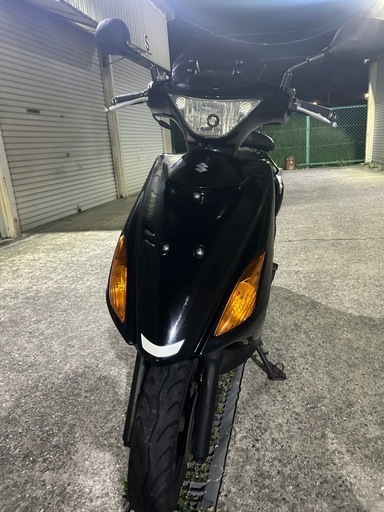 堺市南区発　スズキ　アドレスv125s 社外マフラー　バックレスト　実働　格安　配送可