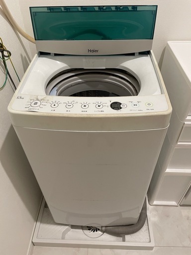洗濯機 Haier 5.5kg JW-C55A 2018年製 (a) 阿南の生活家電《洗濯