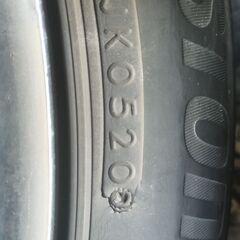 175/60R16　PCD100 5穴　鉄ホイール　夏タイヤの画像