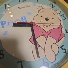 プーさんの掛け時計の画像