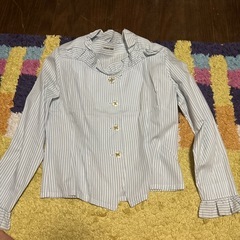 中古  ボーダーブラウス