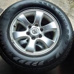早めお取引き希望！　17インチ　タイヤ　ホイールセット　純正ホイール　265／65R　6つ穴の画像
