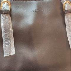 VISLU ダークブラウン 本革ショルダーバッグの画像