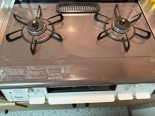【6/1限定】
美品ガステーブル（パロマ）＋towerコンロカバーおまけ付き【補償あり】