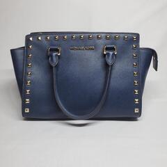 【MICHAEL KORS 】状態良好✧︎*スタッズ付きネイビー...