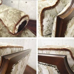  EJ519番✨karimoku/カリモク■最高級■金華山織り■1人掛けソファ■定価20万■の画像