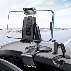 【新品】クリップ式 車載 スマホホルダー 車載 ホルダー 360...