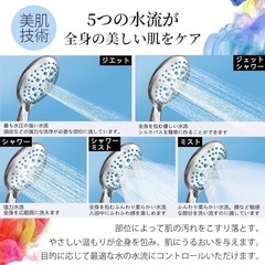 【新品】　シャワーヘッド マイクロナノバブル 節水 塩素除去 頭...