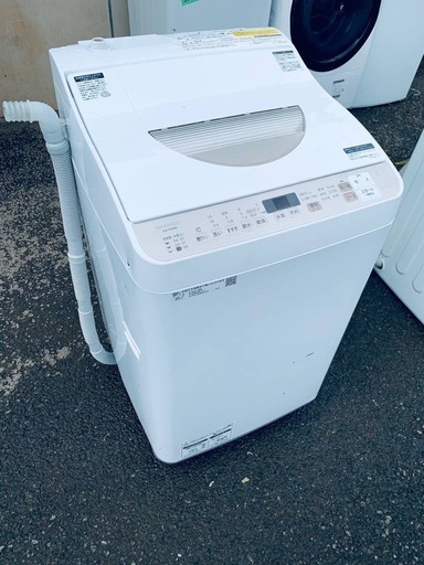 EJ5283番✨SHARP✨電気洗濯乾燥機 ✨ES-T5EBK-N