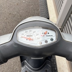 4036.レッツ4（不動車両）　白メーター　千葉県柏市　配送可能の画像