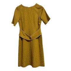 【Sally Scott 】美品 ワンピース 9AR 黄 イエロ...