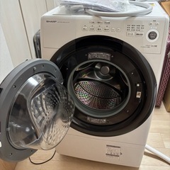 SHARPシャープ ES-S7F ドラム式洗濯機　2021年式 Amazon.co.jp: Sharp ES-S7F-WL Drum Type Washer/Dryer, Heater