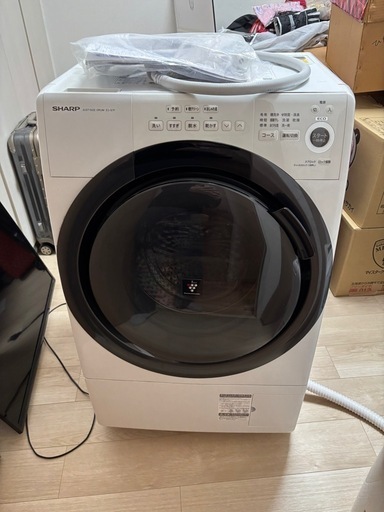 2021年式 シャープ　ドラム式洗濯機ES-S7F-WL