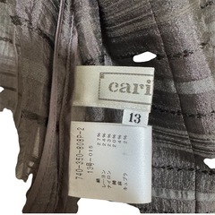 【cari 】フリル付きジャケット サイズ13 グレー系の画像