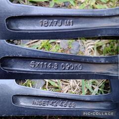 ヴァレスト（WREST）18インチ　ホイール 4本セットの画像