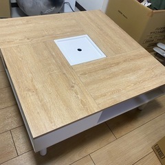 正方形ローテーブル