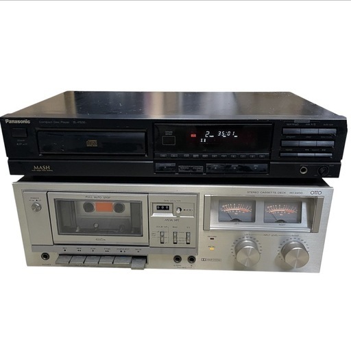 Panasonic CDデッキ OTTO RD 2200カセットデッキセット (cook