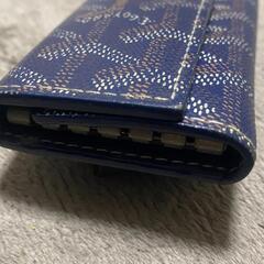 GOYARD ゴヤール 6連キーケース　ヘリボーン　ネイビー x ブルーの画像